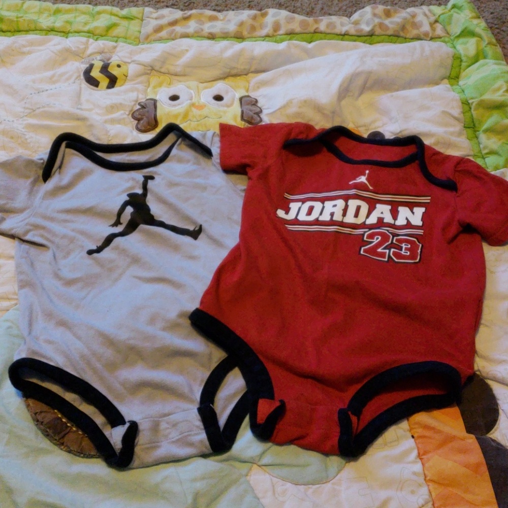 Baby Jordan Onesies